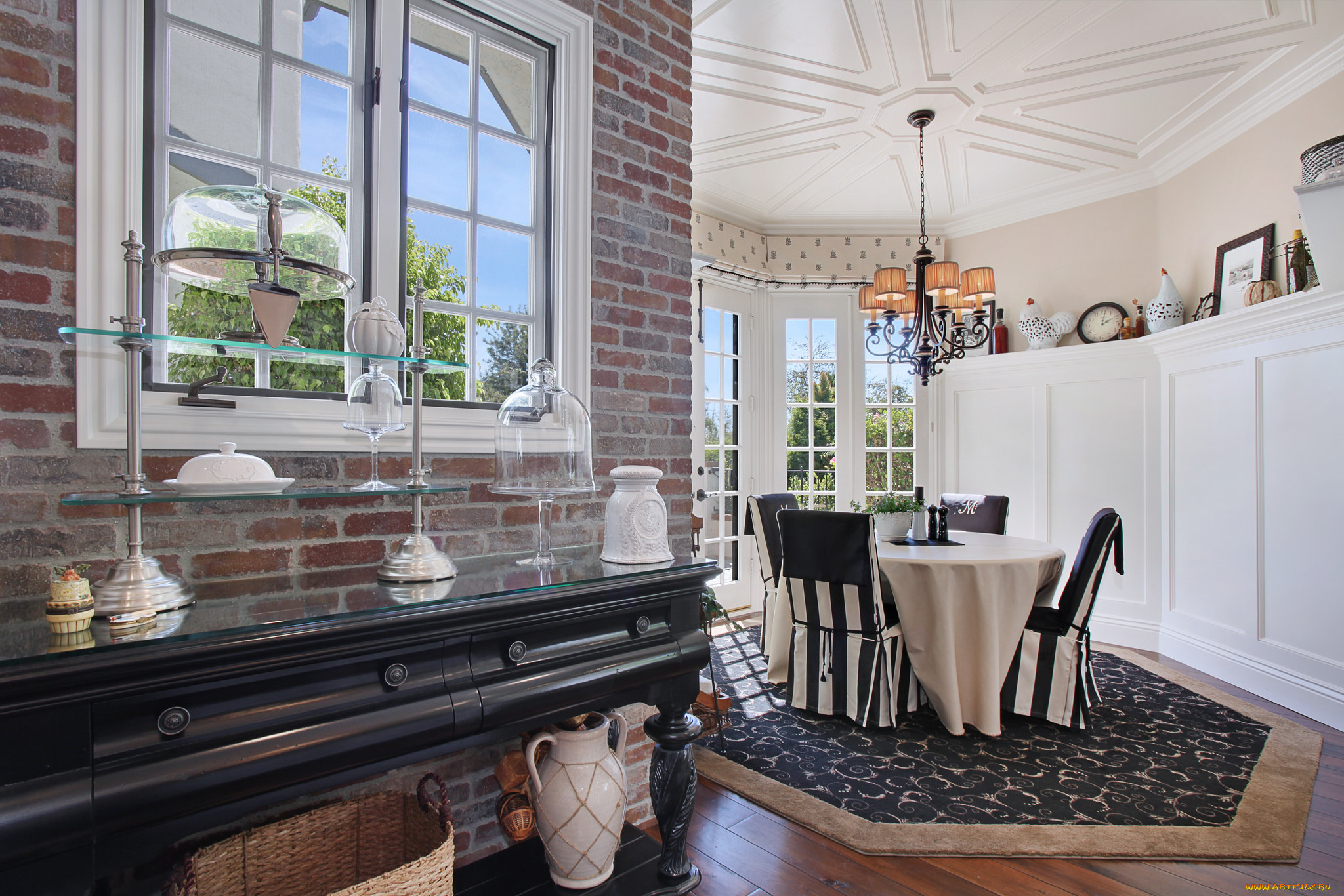 , , , chandelier, style, flowers, , , , , dining, room, furniture